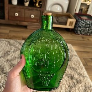 Vintage Green Bottle w/ Cork